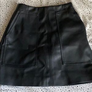 Leather skirt